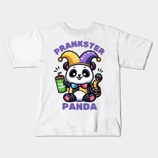 Prankster Panda Kids T-Shirt